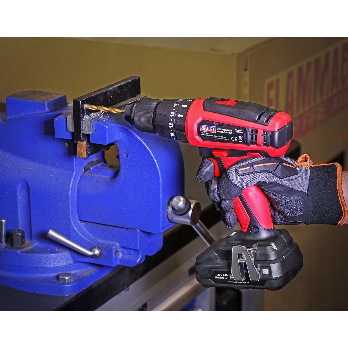 Hammer Drill/Driver Ø13mm 20V - Body Only