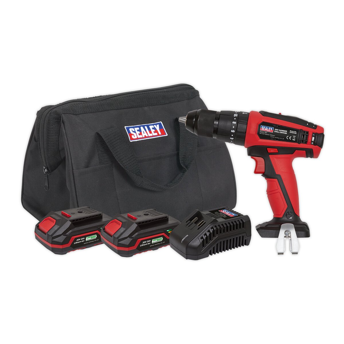 Hammer Drill/Driver Kit Ø13mm 20V - 2 Batteries