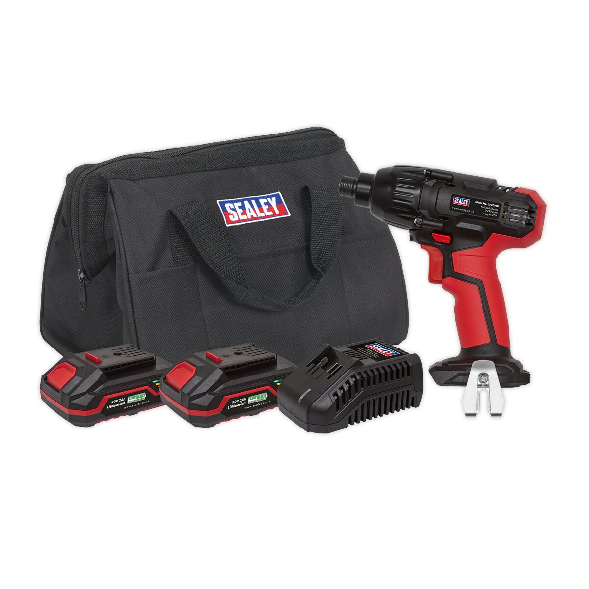 Impact Driver Kit 1/4" Hex Drive 20V - 2 Batteries