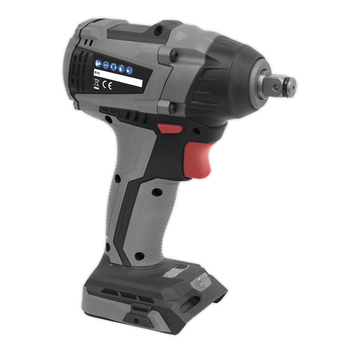 Brushless Impact Wrench 20V 1/2"Sq Drive 300Nm - Body Only