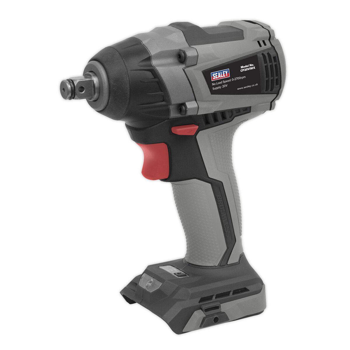 Brushless Impact Wrench 20V 1/2"Sq Drive 300Nm - Body Only