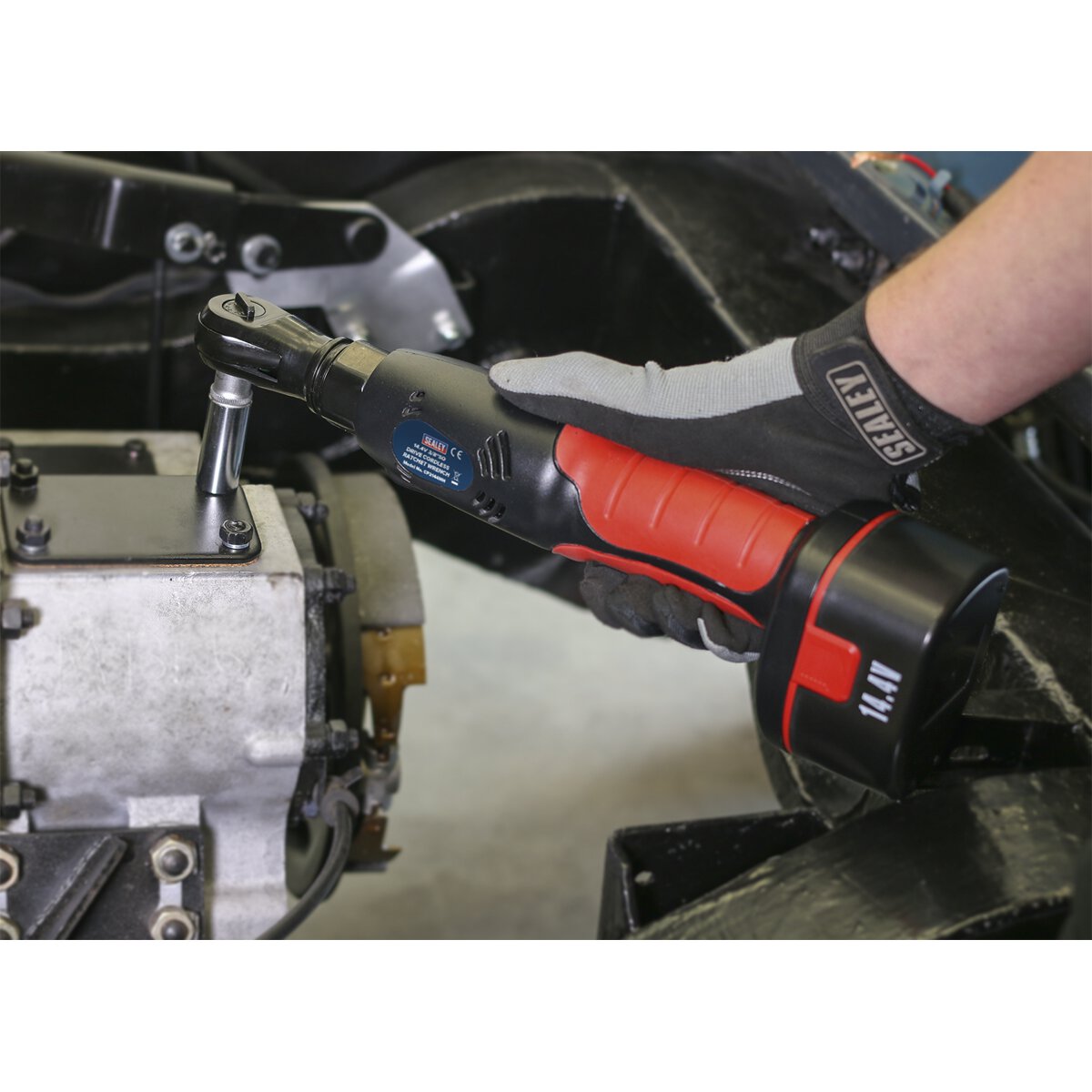Cordless Ratchet Wrench 14.4V 2Ah Ni-MH 3/8"Sq Drive