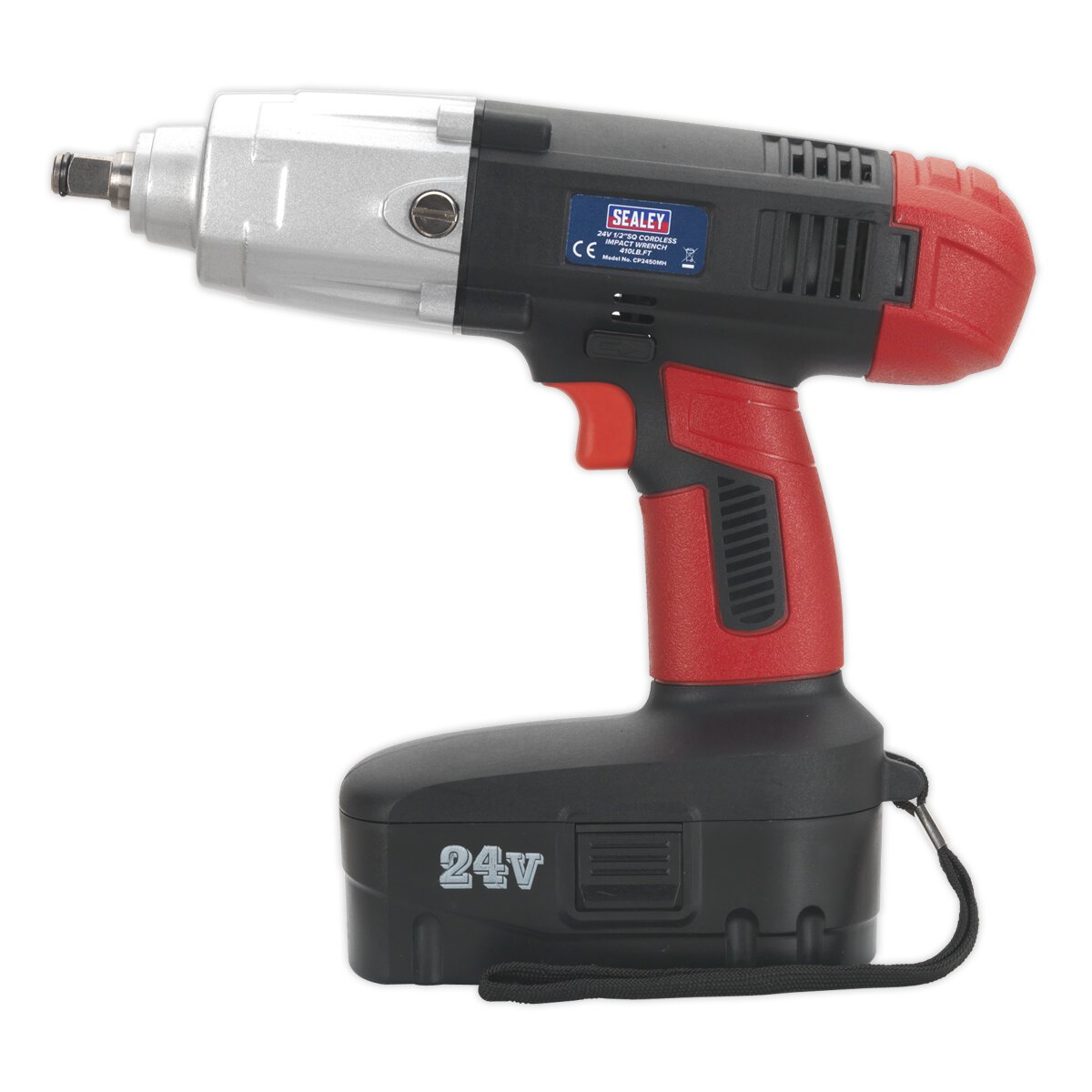 Cordless Impact Wrench 24V 2Ah Ni-MH 1/2"Sq Drive 410lb.ft