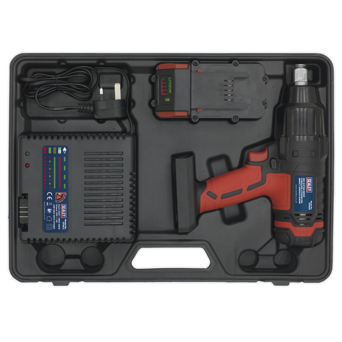 Cordless Impact Wrench 26V Lithium-ion 3/4"Sq Drive 816Nm