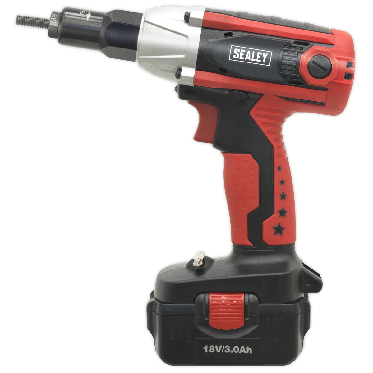 Cordless Nut Riveter/Impact Driver 18V 3Ah Lithium-ion 1hr Charger