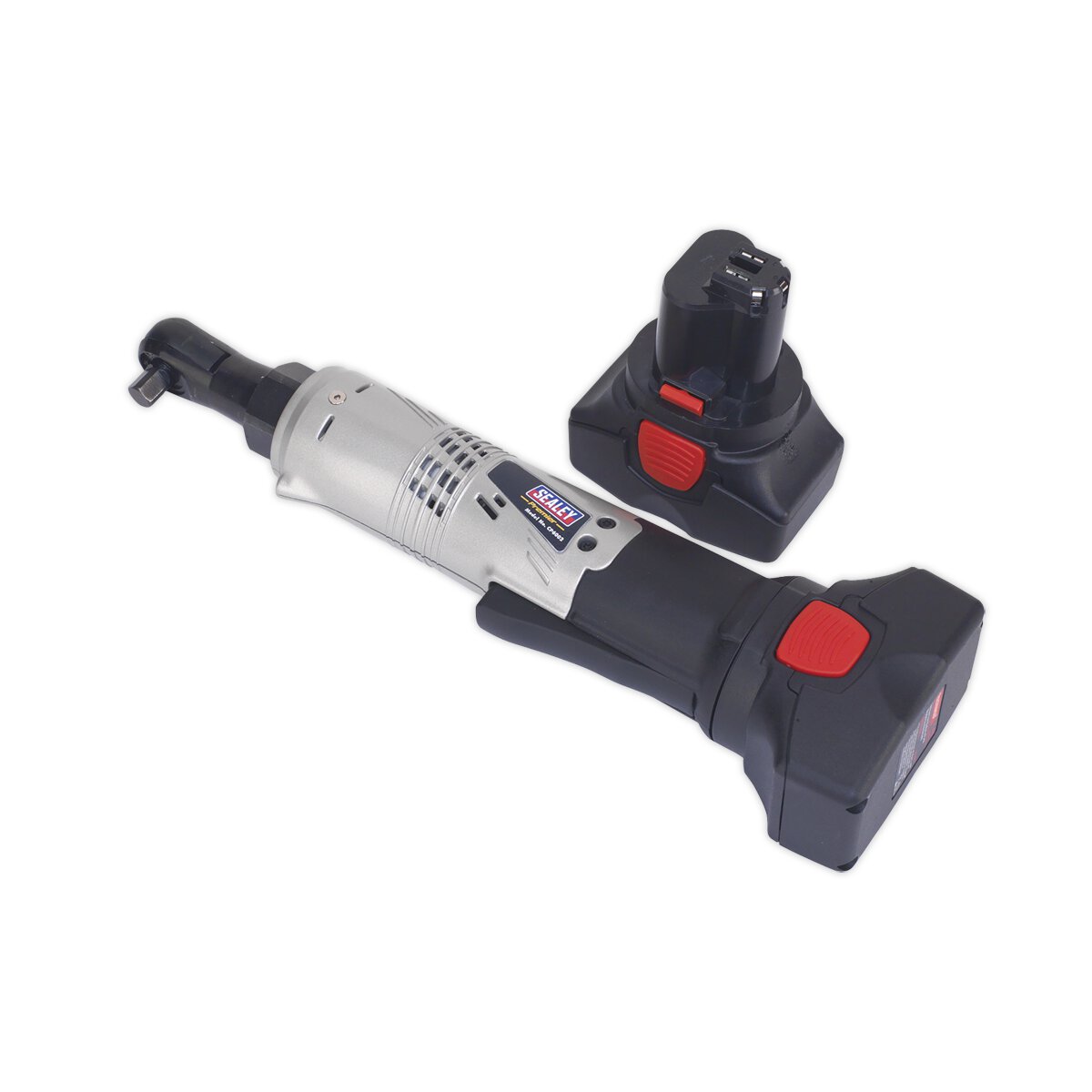 Cordless Ratchet Wrench 3/8"Sq Drive 68Nm 14.4V 2Ah Lithium-ion 2 Batteries 40min Charger