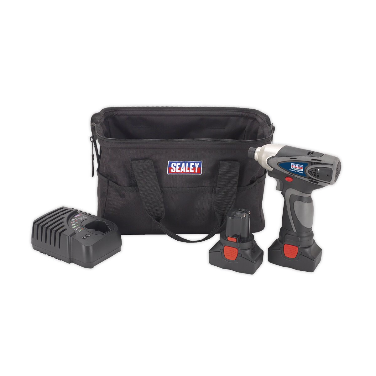 Cordless Impact Driver 1/4" Hex Drive 117Nm 14.4V 2Ah Lithium-ion - 2 Batteries 40min Charger