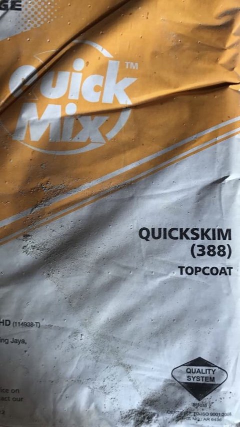 Lafarge Quick Mix Quickskim 388 Top Coat