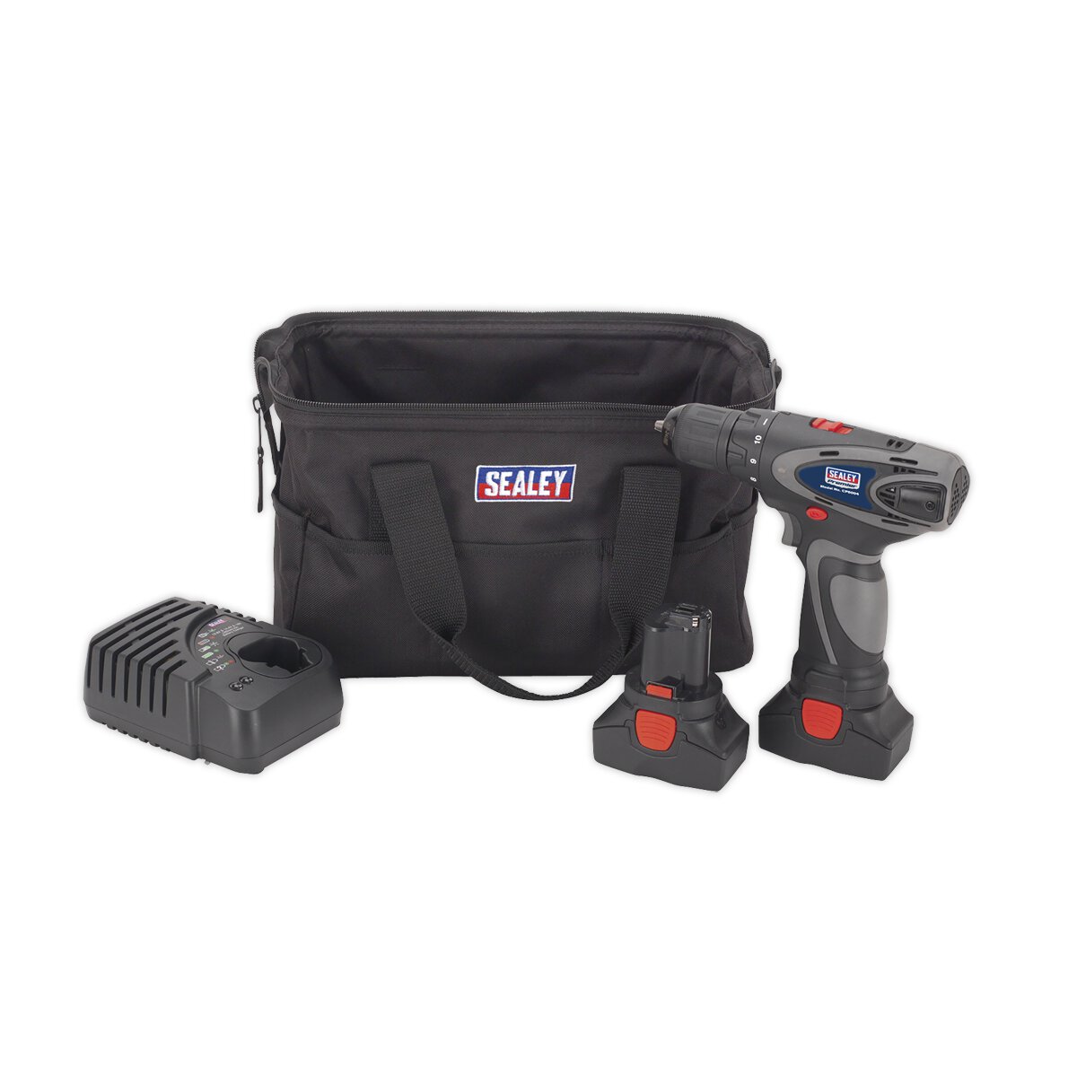 Cordless Drill/Driver Ø10mm 14.4V 2Ah Lithium-ion 10mm 2-Speed Motor - 2 Batteries 40min Charger
