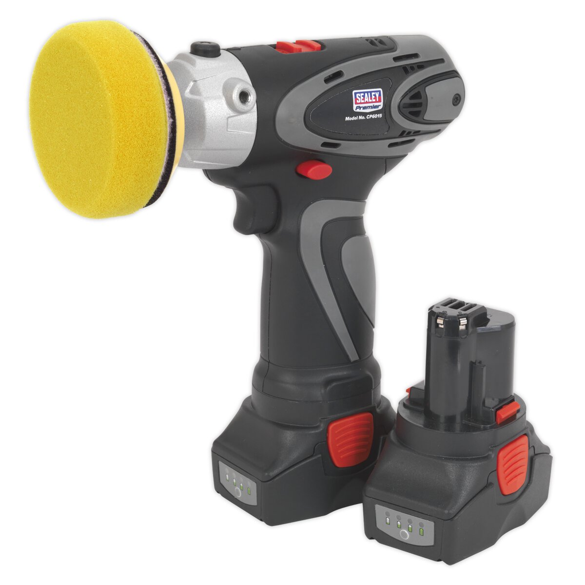 Cordless Polisher/Sander Ø75mm 14.4V 2Ah Lithium-ion - 2 Batteries 40min Charger