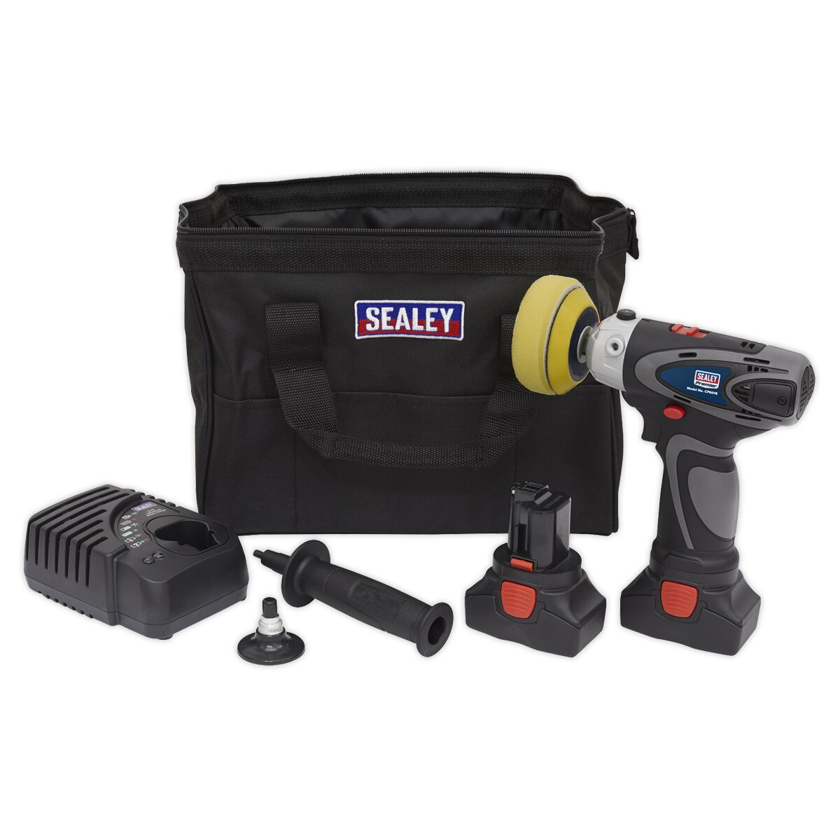Cordless Polisher/Sander Ø75mm 14.4V 2Ah Lithium-ion - 2 Batteries 40min Charger