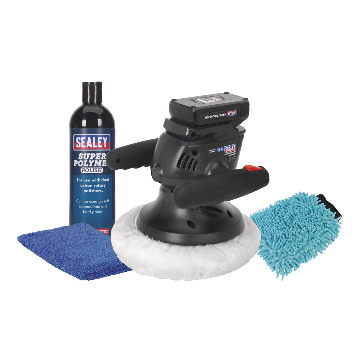 Ø240mm Cordless Polisher Kit 18V