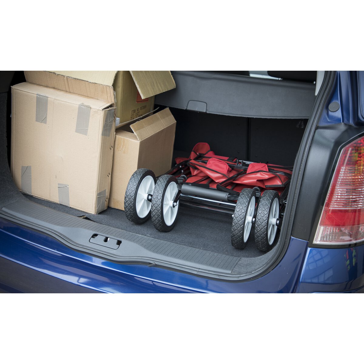 Canvas Trolley 70kg Capacity Foldable