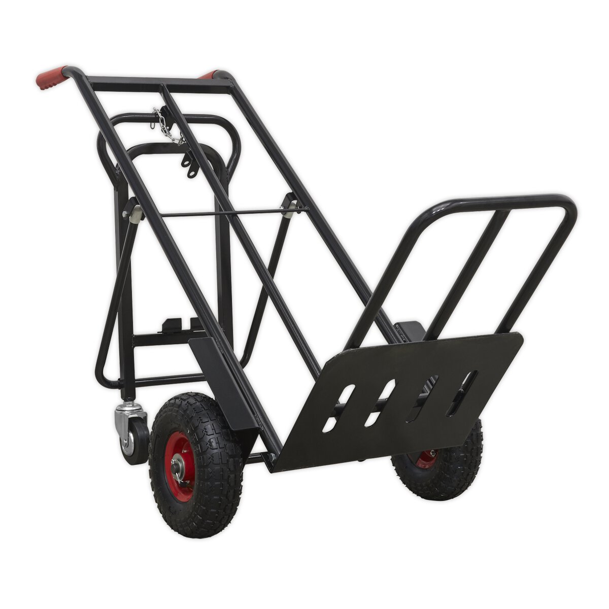 Heavy-Duty 3-in-1 Sack Truck with PU Tyres 300kg Capacity