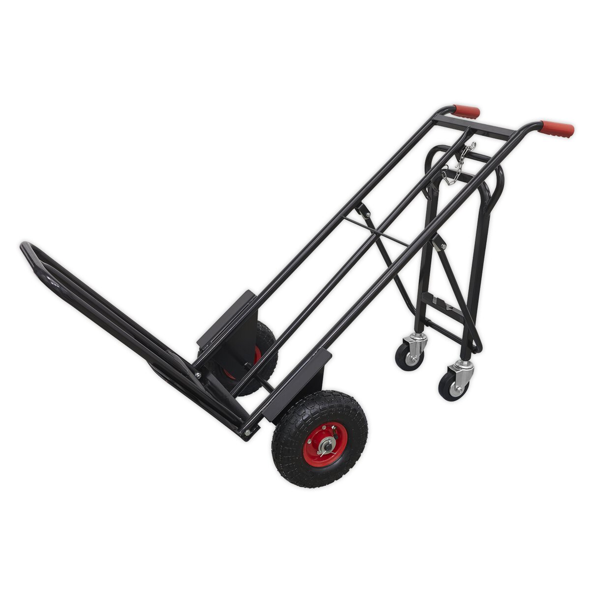 Heavy-Duty 3-in-1 Sack Truck with PU Tyres 300kg Capacity