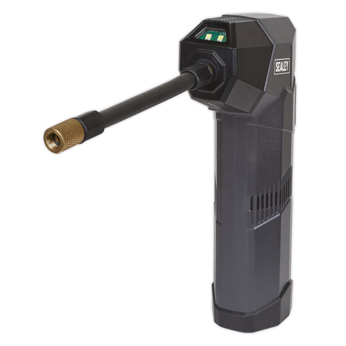 Compact Rechargeable Tyre Inflator & Powerbank with Work Light
