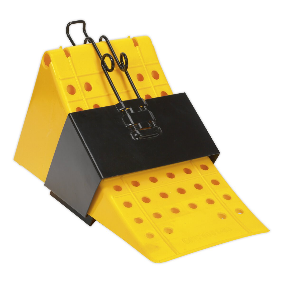 Wheel Chock with Bracket Single - Commercial