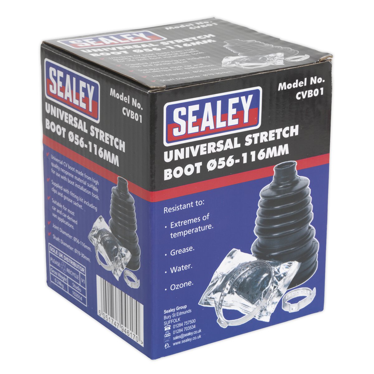 Universal Stretch CVJ Boot Ø56-116mm