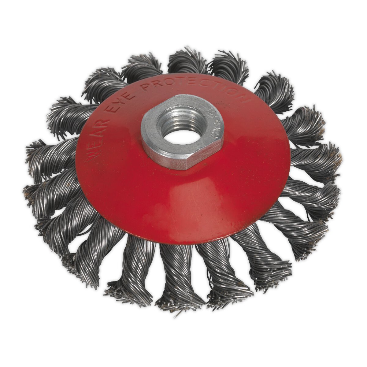 Conical Wire Brush Ø100mm M10 x 1.5mm