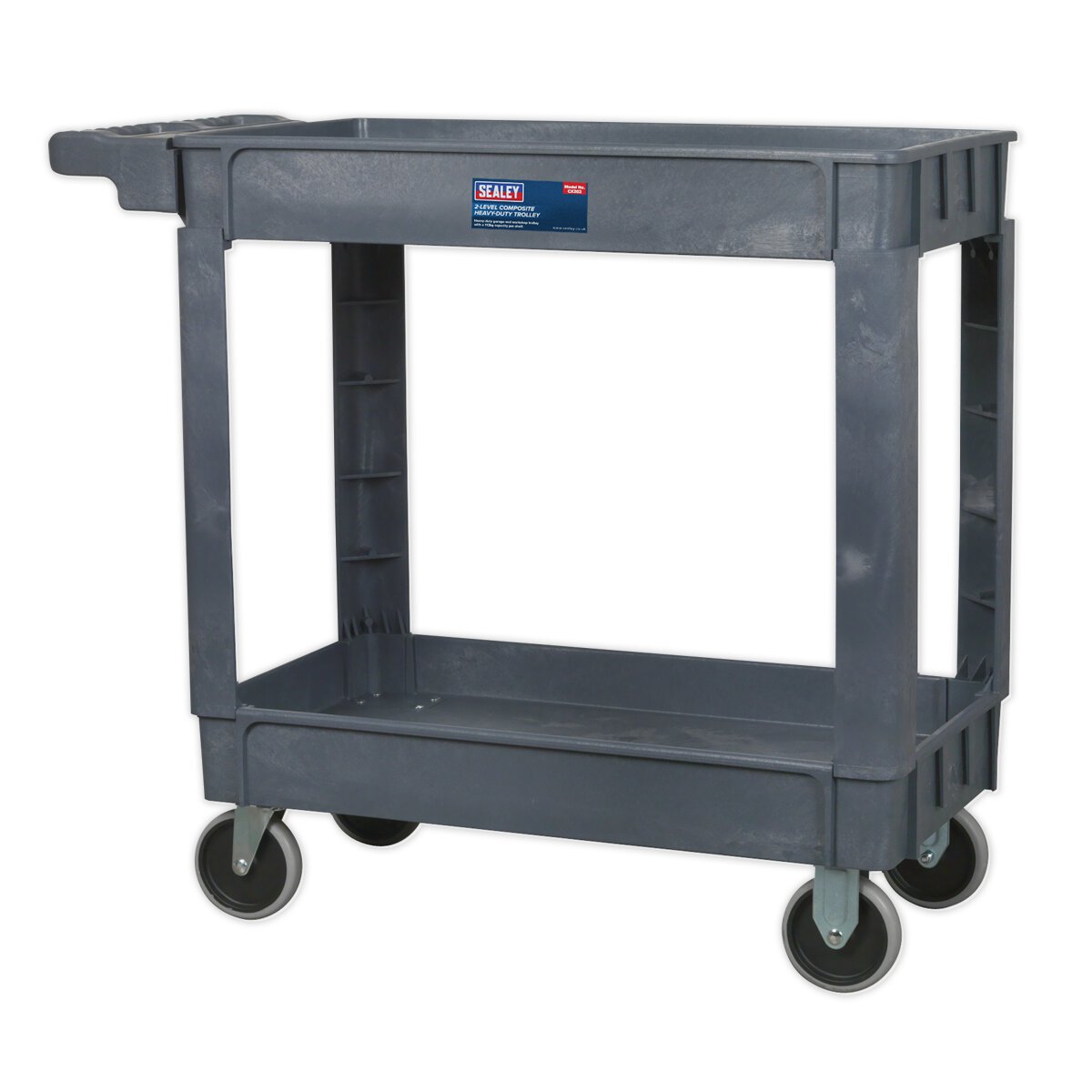 Trolley 2-Level Composite Heavy-Duty