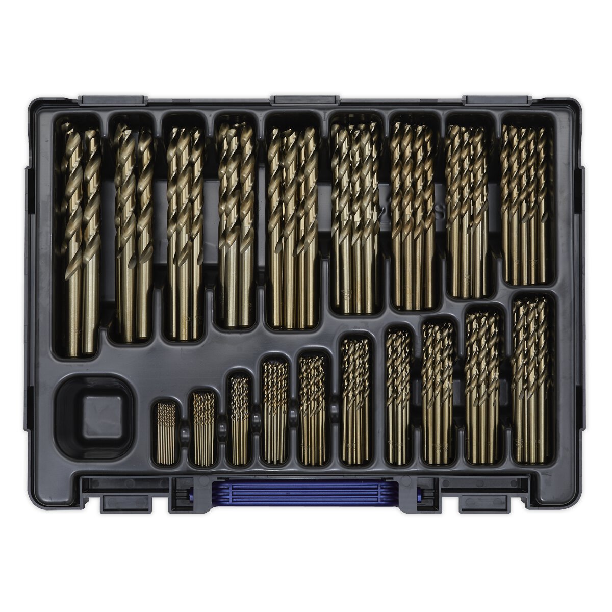 HSS Cobalt Fully Ground Drill Bit Assortment 170pc 1-10mm