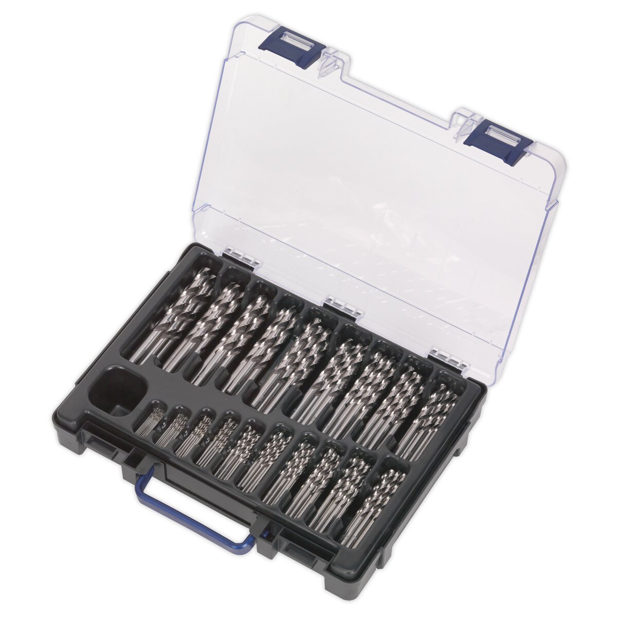 HSS Fully Ground Drill Bit Assortment 170pc 1-10mm