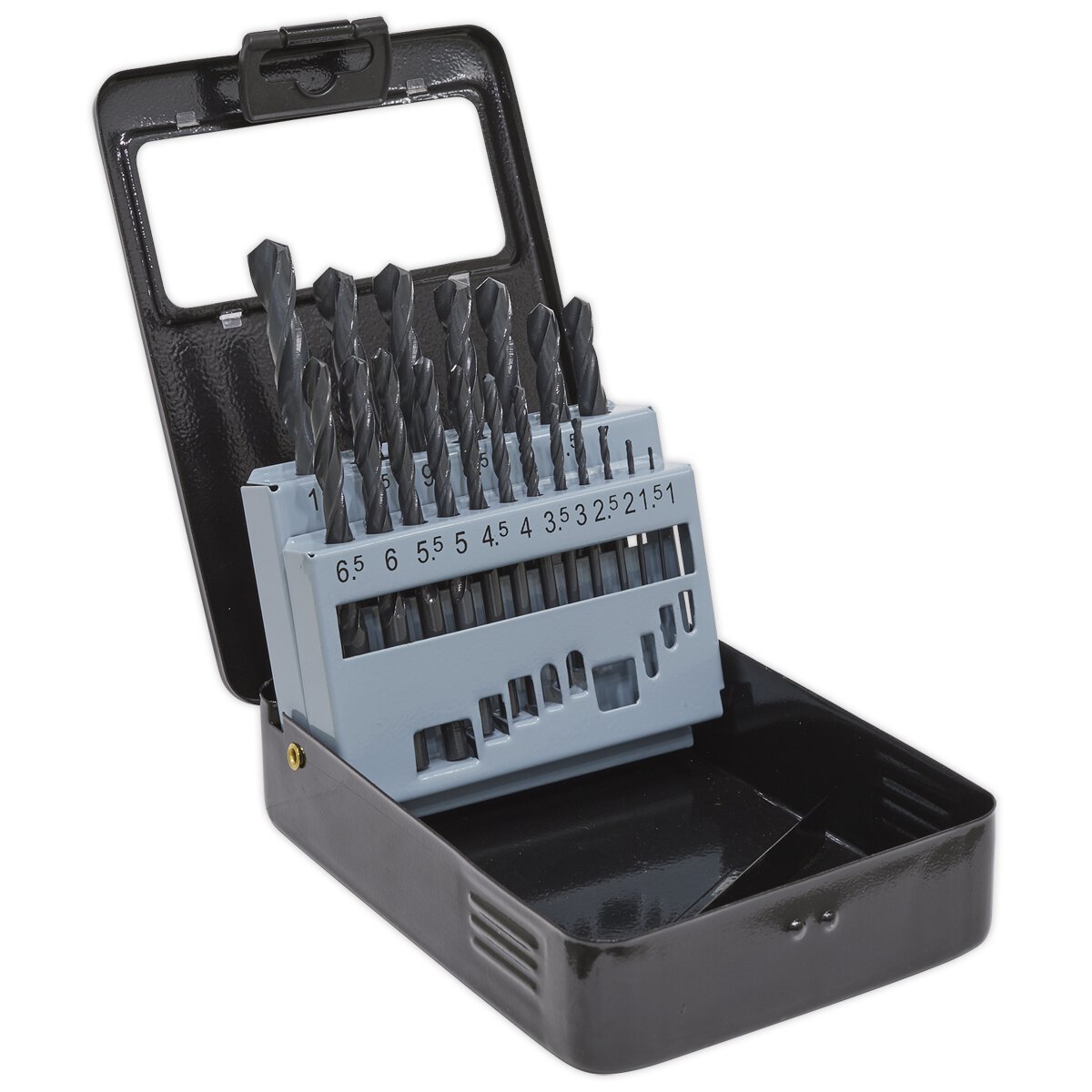 HSS Roll Forged Drill Bit Set 19pc 1-10mm
