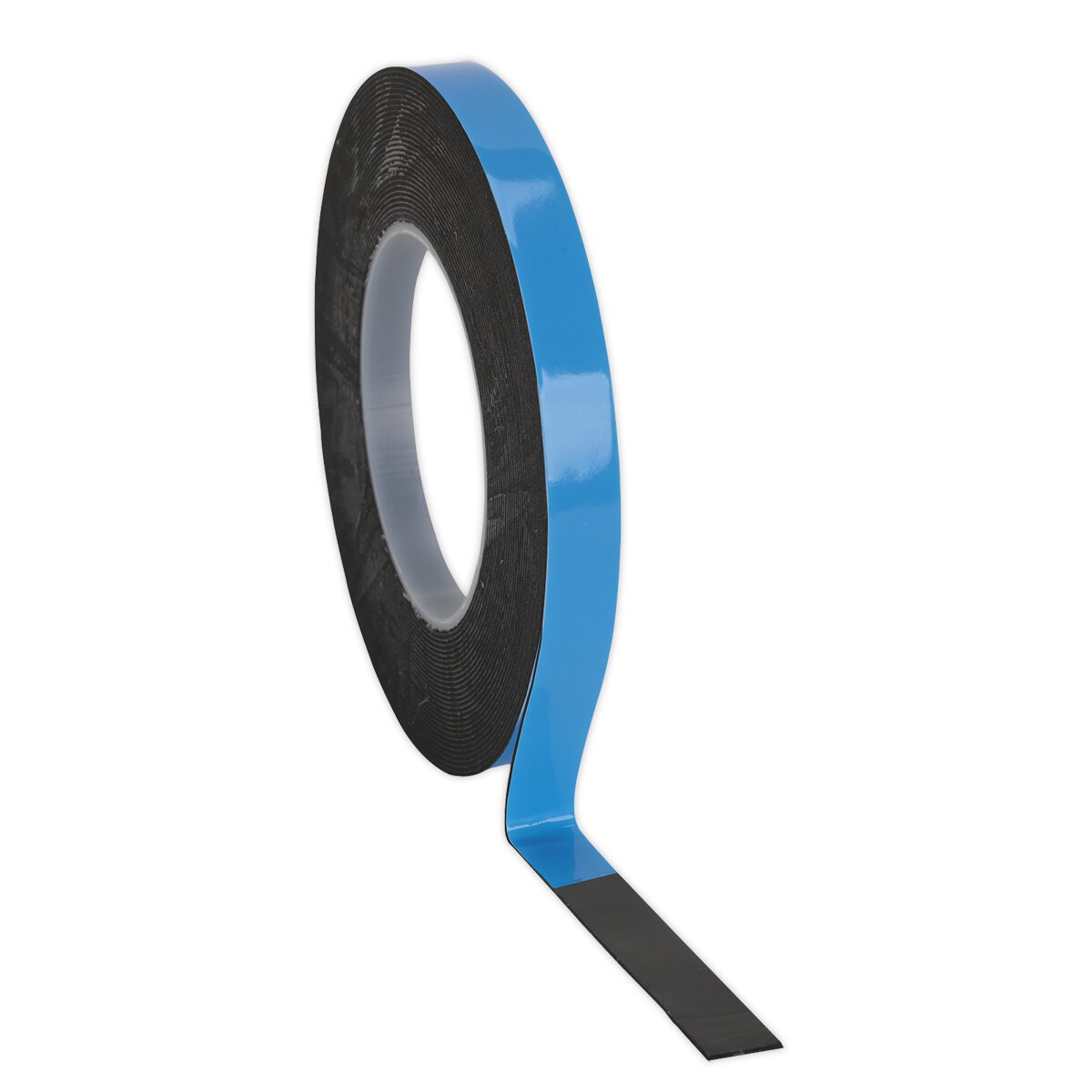 Double-Sided Adhesive Foam Tape 12mm x 5m Blue Backing