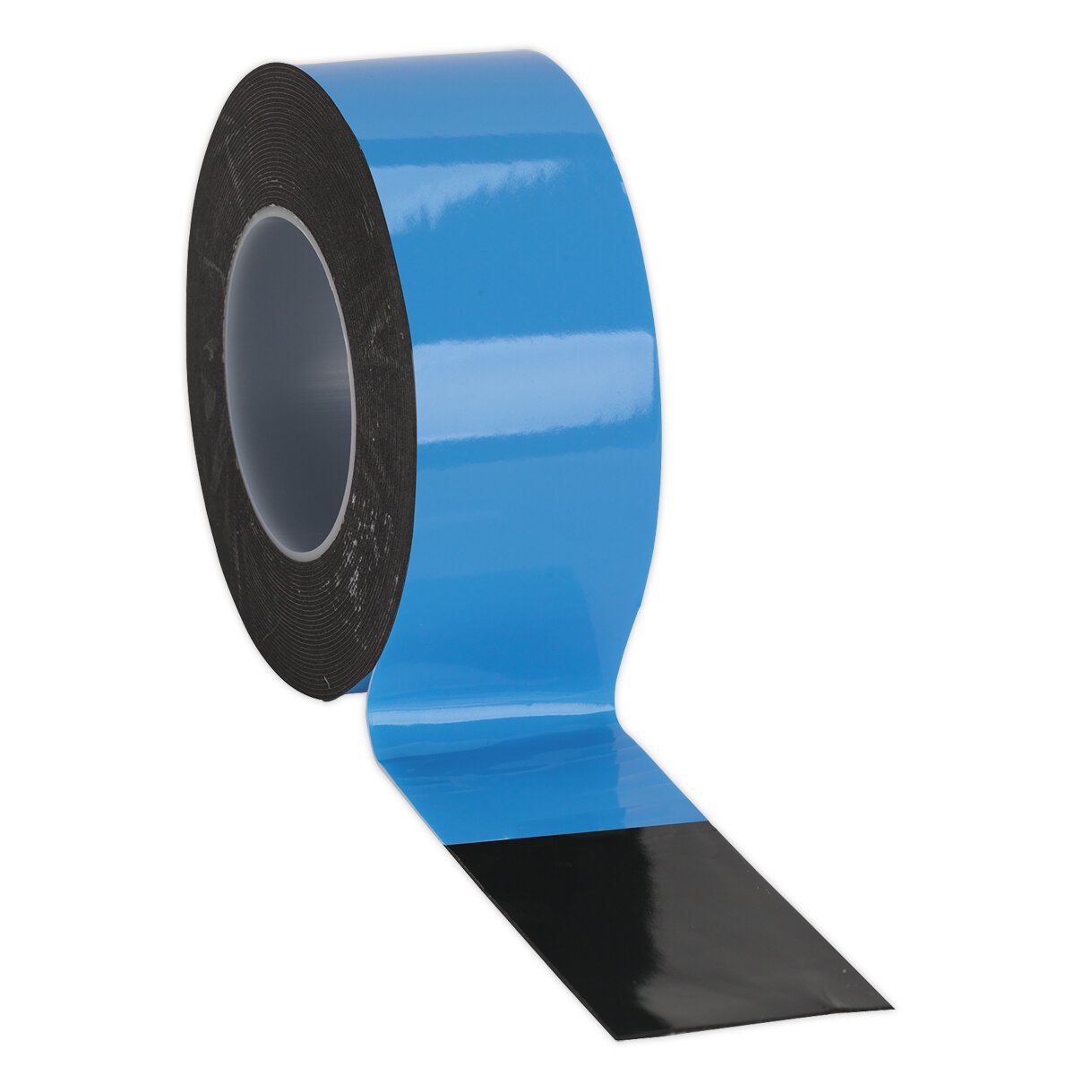 Double-Sided Adhesive Foam Tape 50mm x 5m Blue Backing