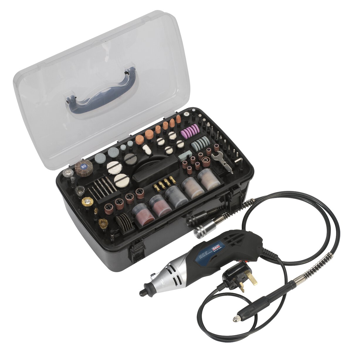 Multipurpose Rotary Tool & Engraver Kit 219pc 230V