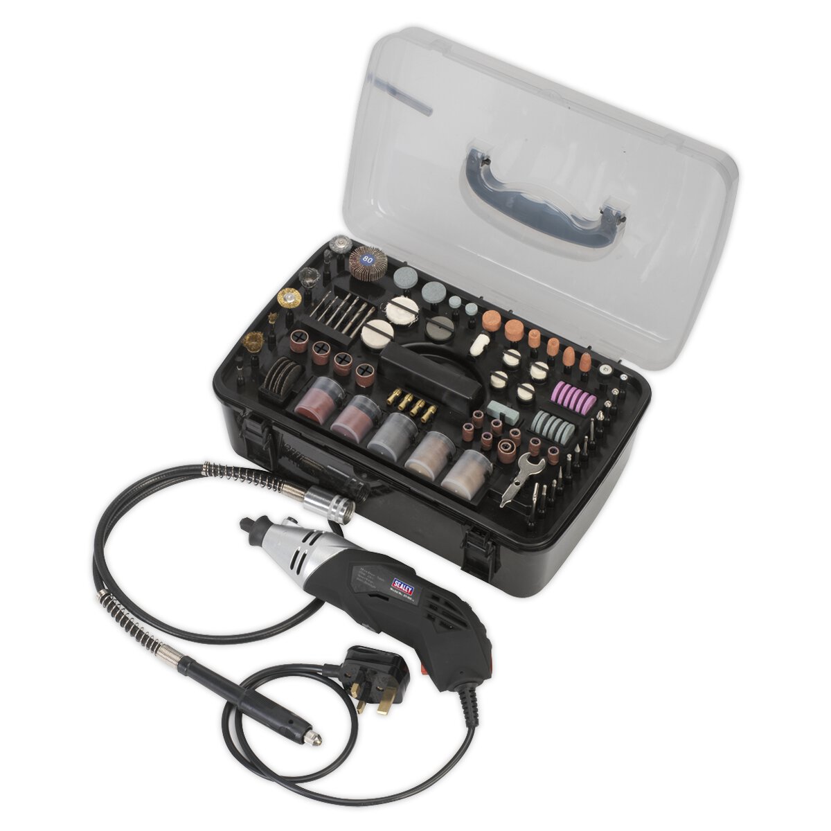 Multipurpose Rotary Tool & Engraver Kit 219pc 230V