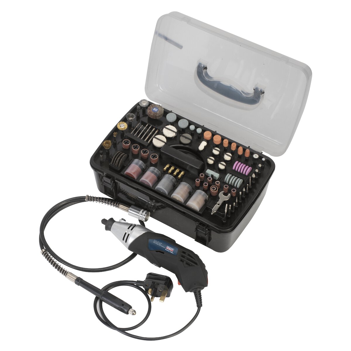 Multipurpose Rotary Tool & Engraver Kit 219pc 230V