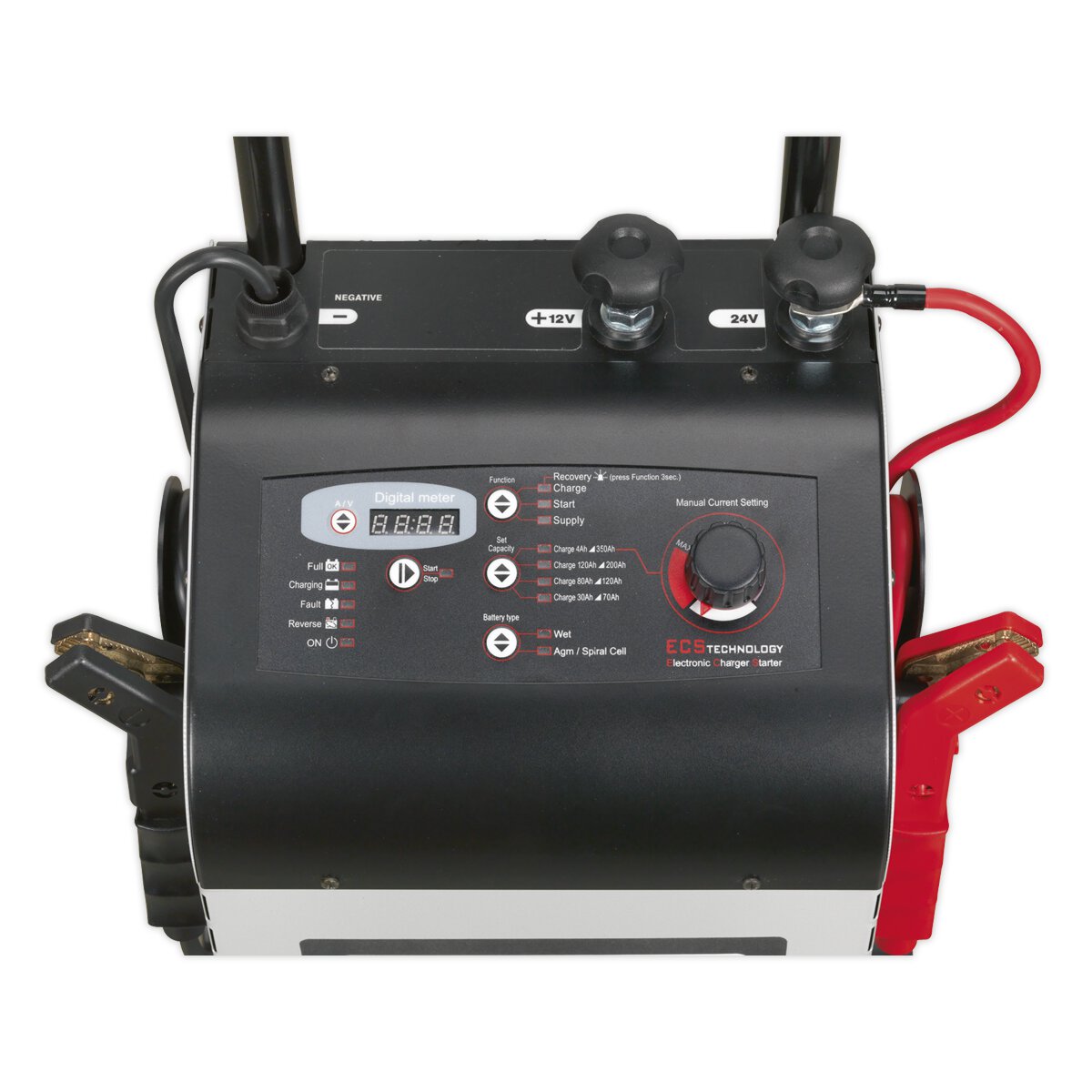 Electronic Charger Starter 45/300A 12/24V