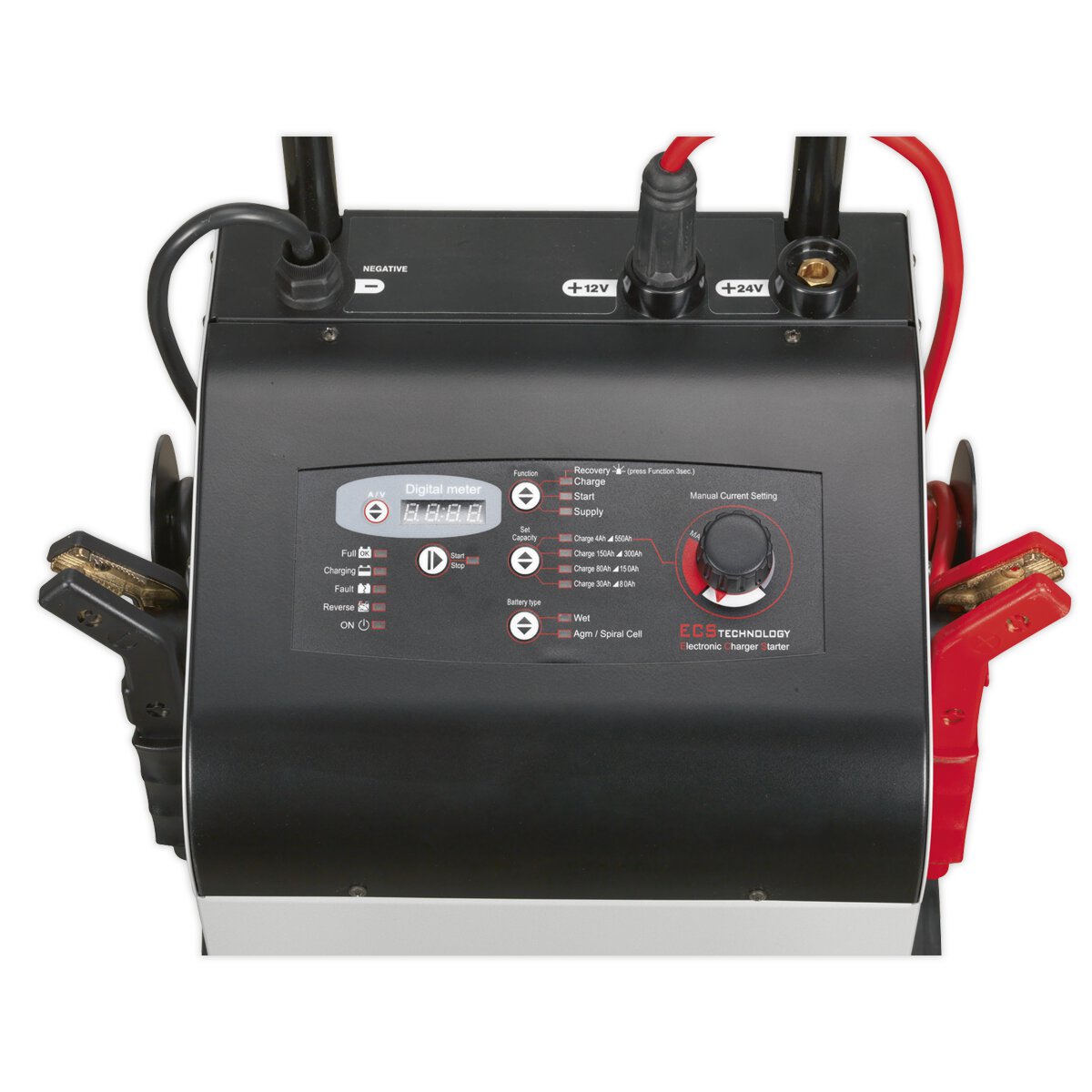 Electronic Charger Starter 75/400A 12/24V