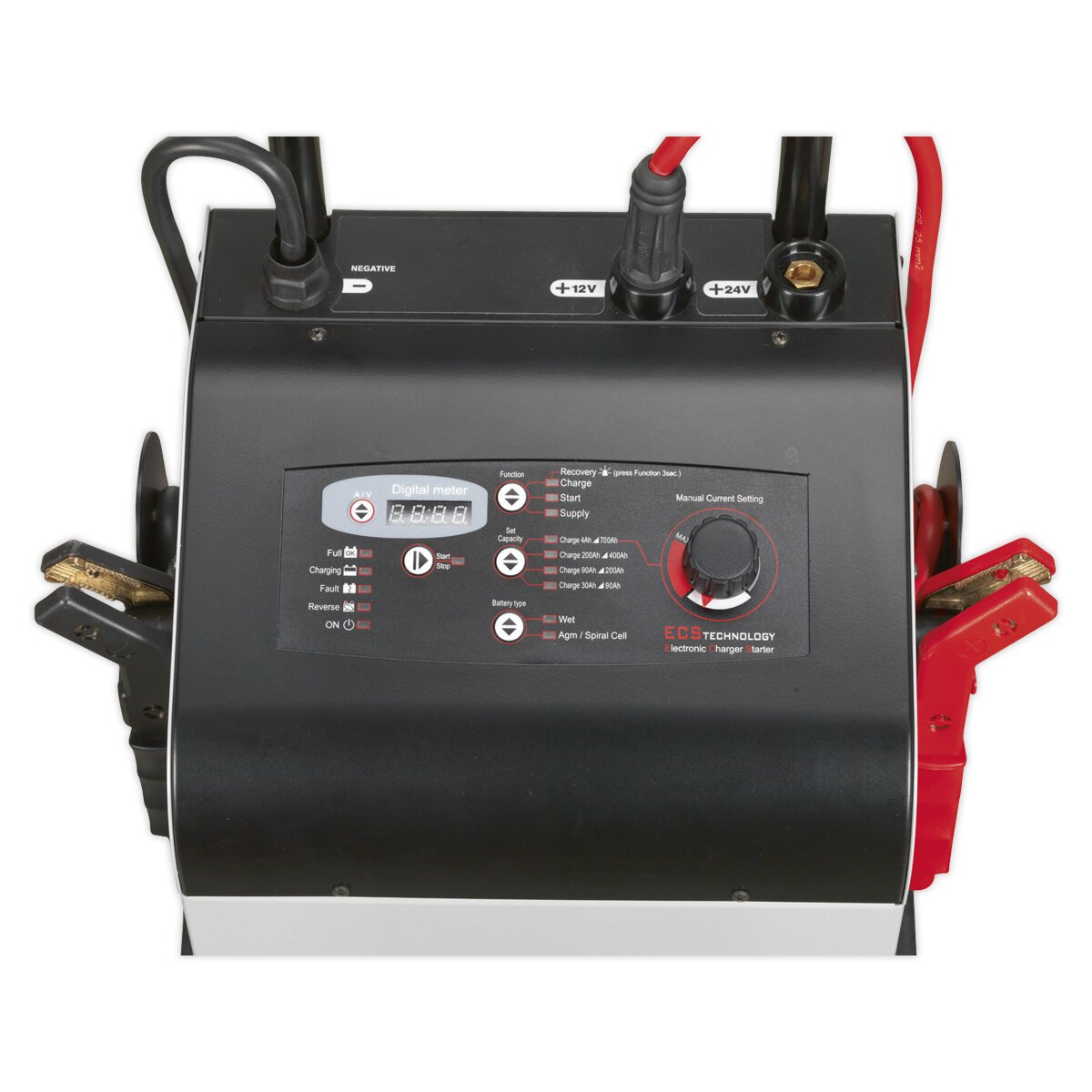 Electronic Charger Starter 100/650A 12/24V