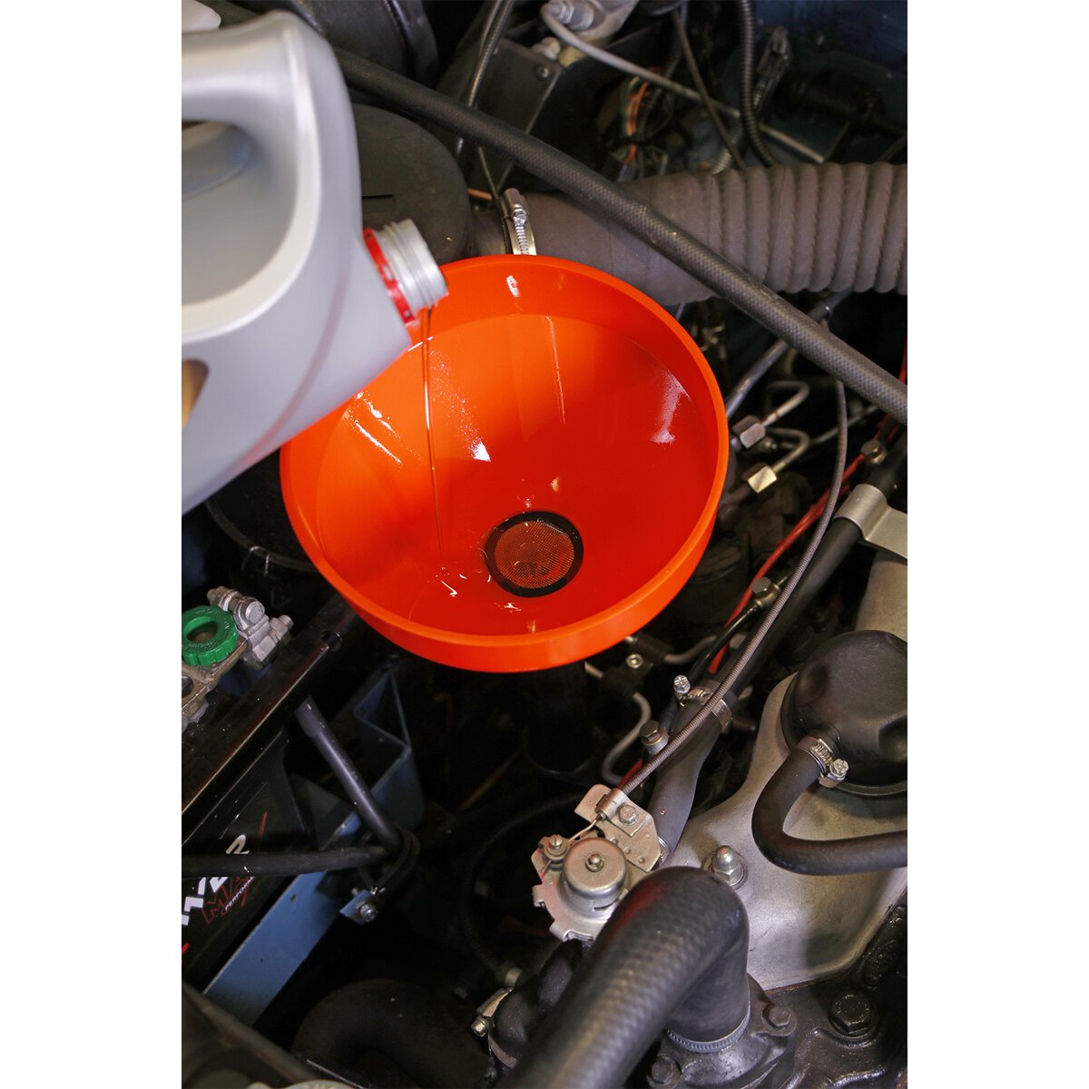 Funnel Medium Ø200mm Fixed Spout with Filter