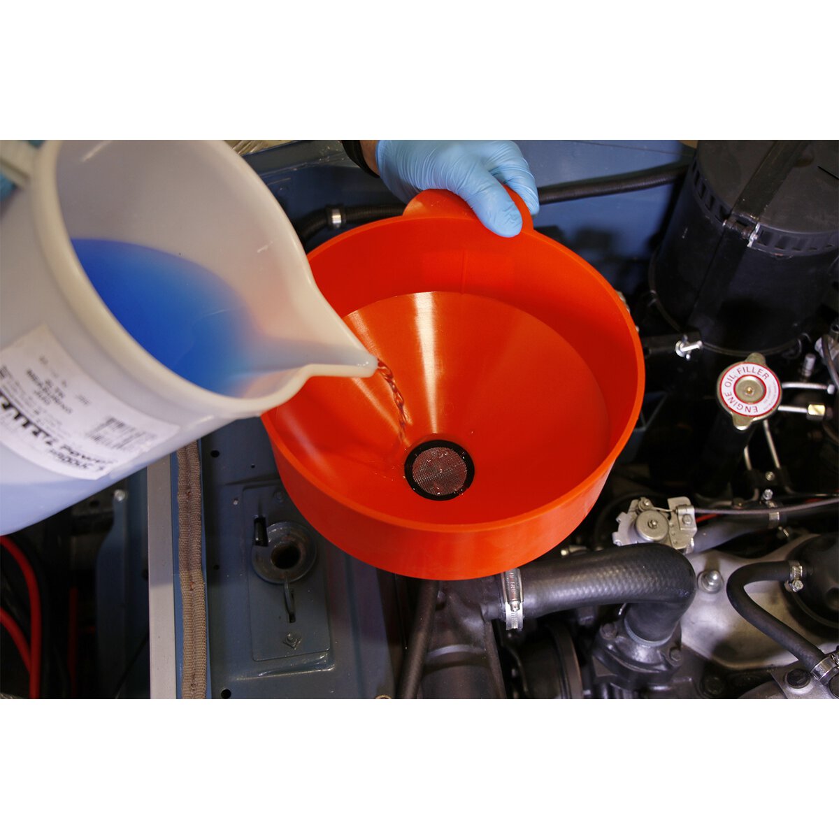 Funnel Large Ø250mm Fixed Spout with Filter