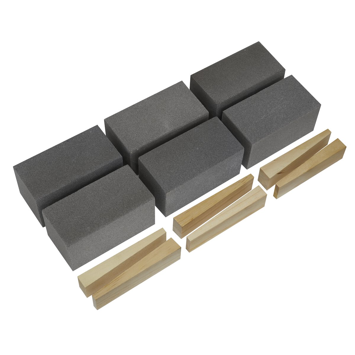 Floor Grinding Block 50 x 50 x 100mm 120Grit - Pack of 6