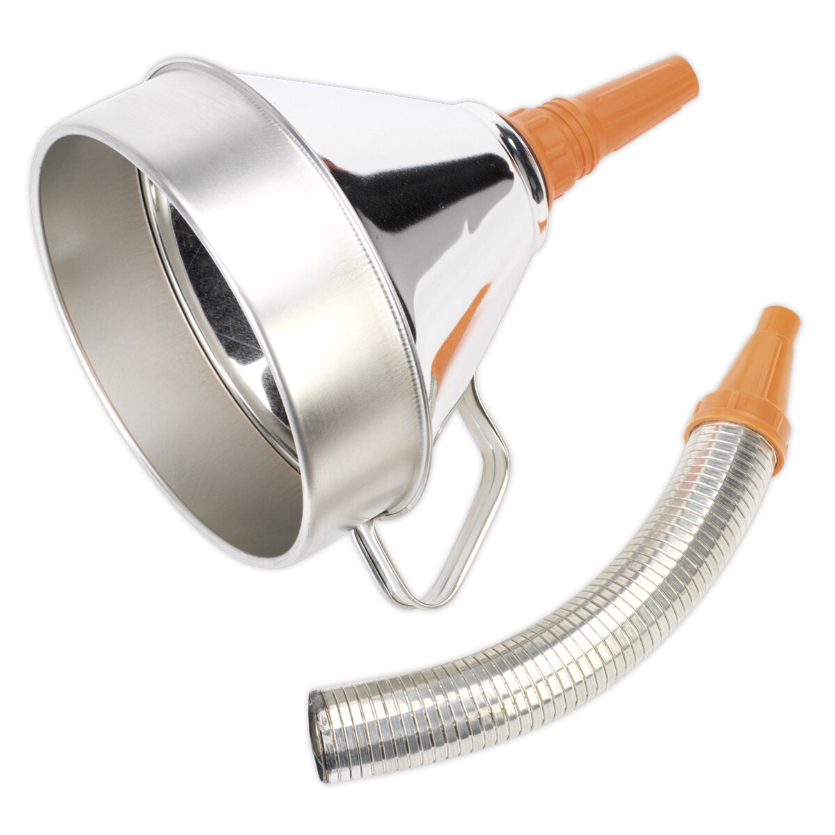 Funnel Metal with Flexible Spout & Filter Ø200mm