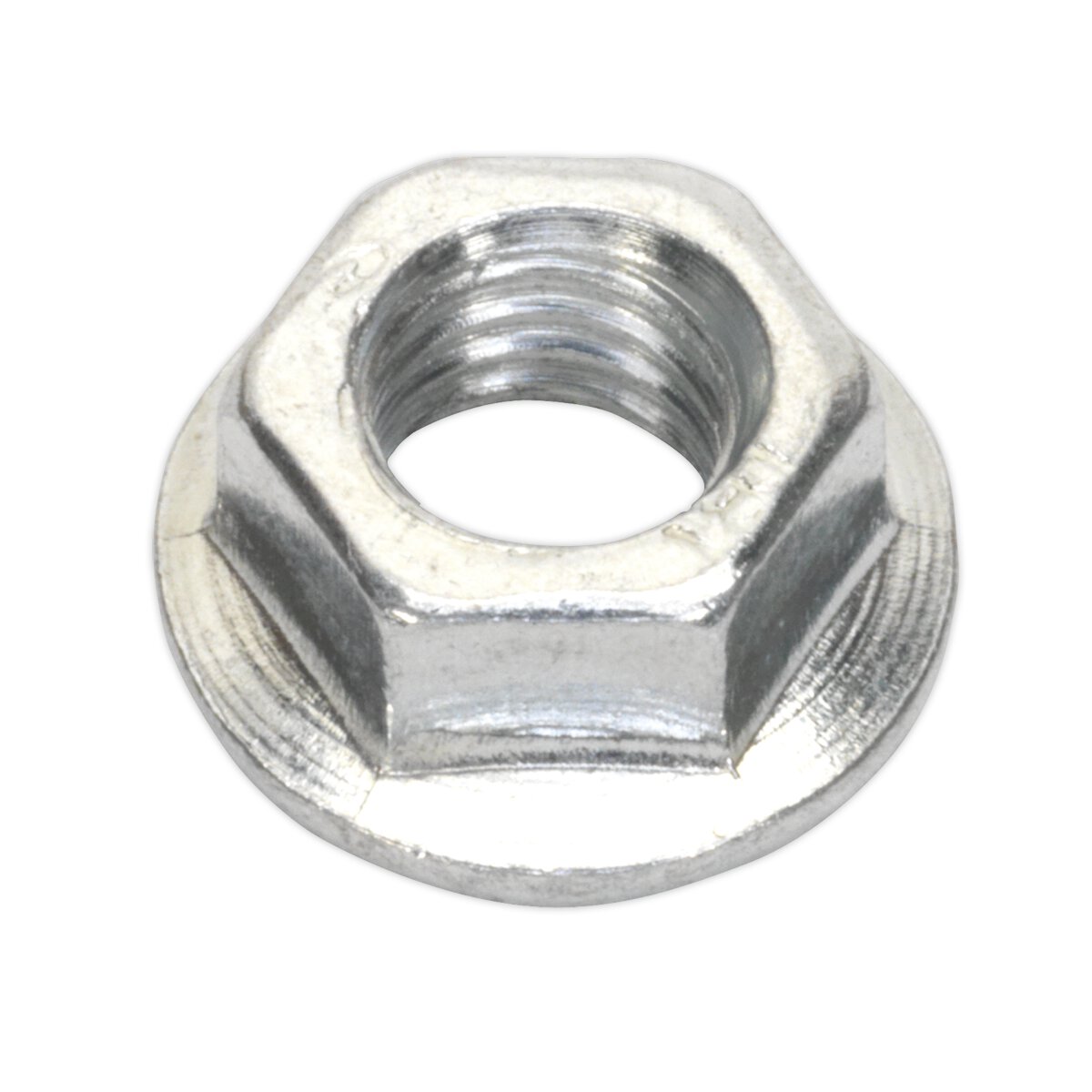 Flange Nut Serrated M5 Zinc DIN 6923 Pack of 100