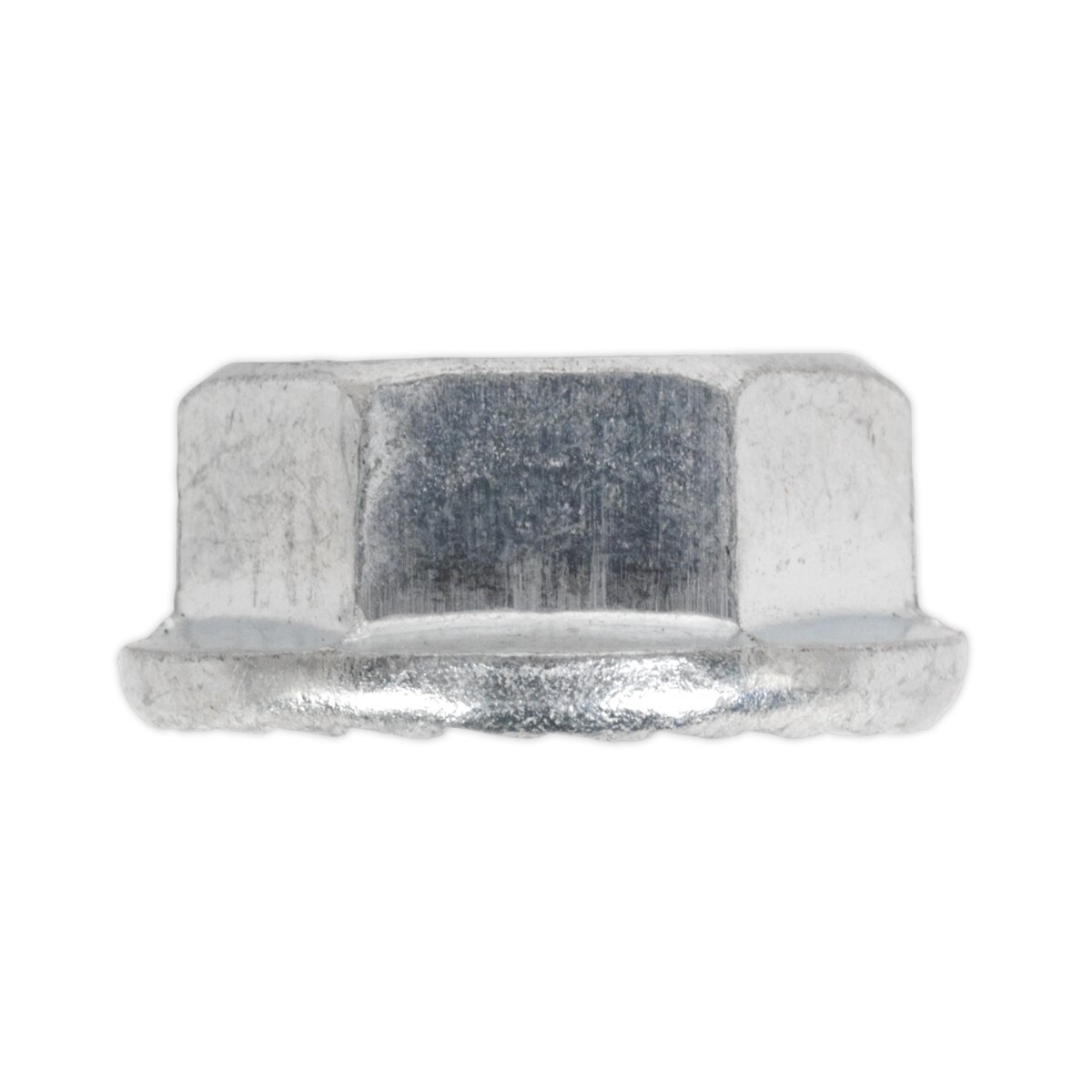 Flange Nut Serrated M8 Zinc DIN 6923 Pack of 100