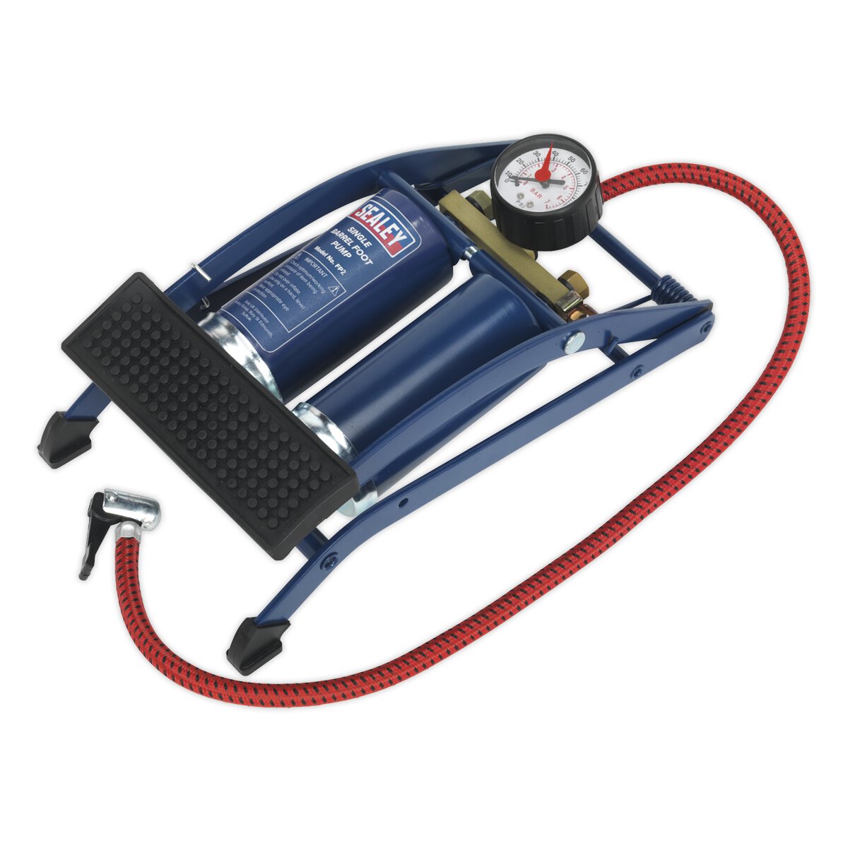 Foot Pump Twin Barrel