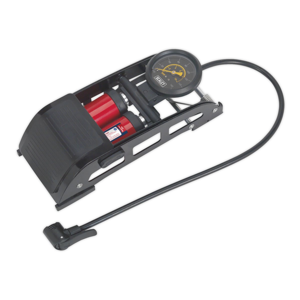 Foot Pump Twin Barrel