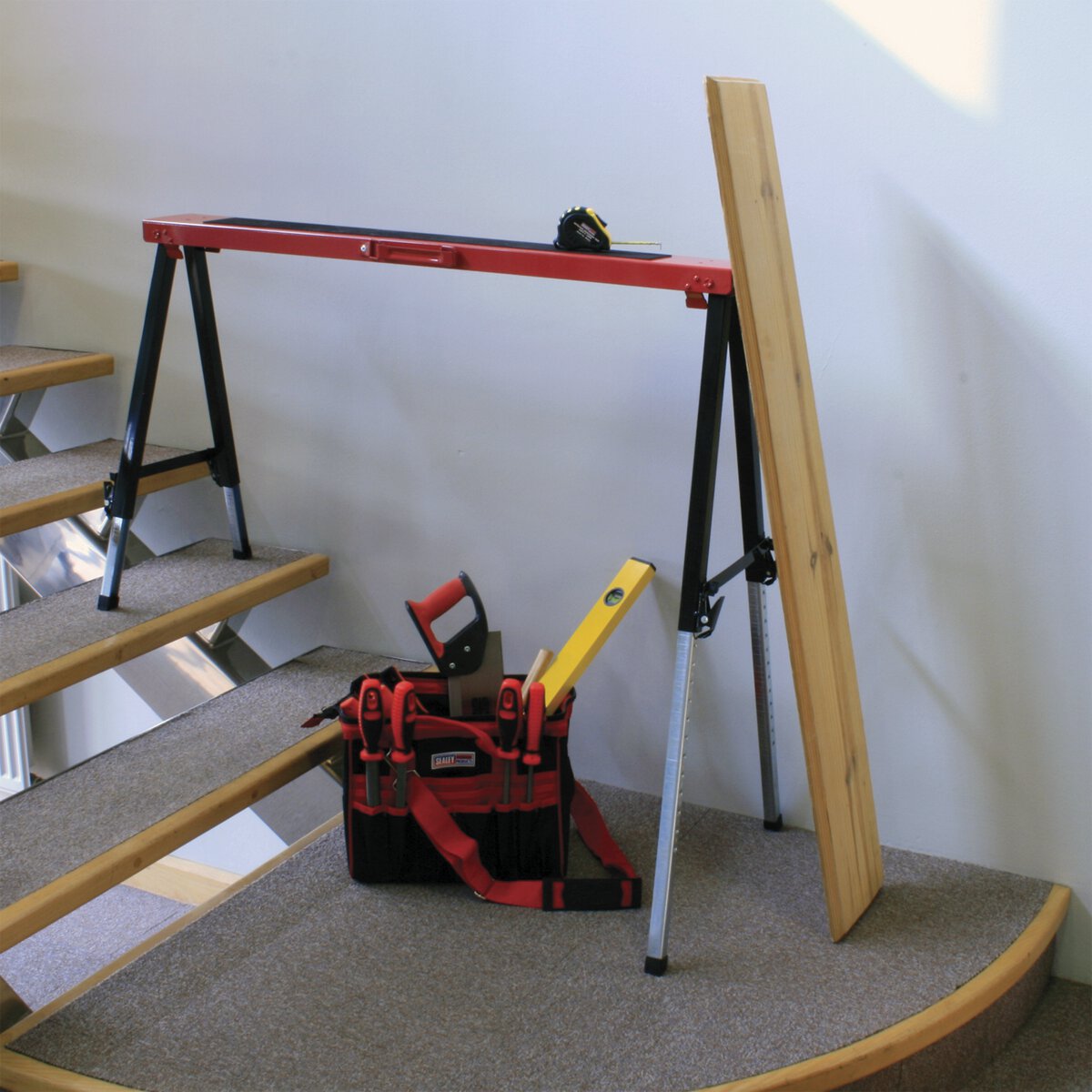 Fold Down Trestle Adjustable Legs 150kg Capacity