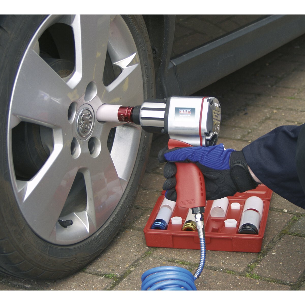 Air Impact Wrench 1/2"Sq Drive Twin Hammer