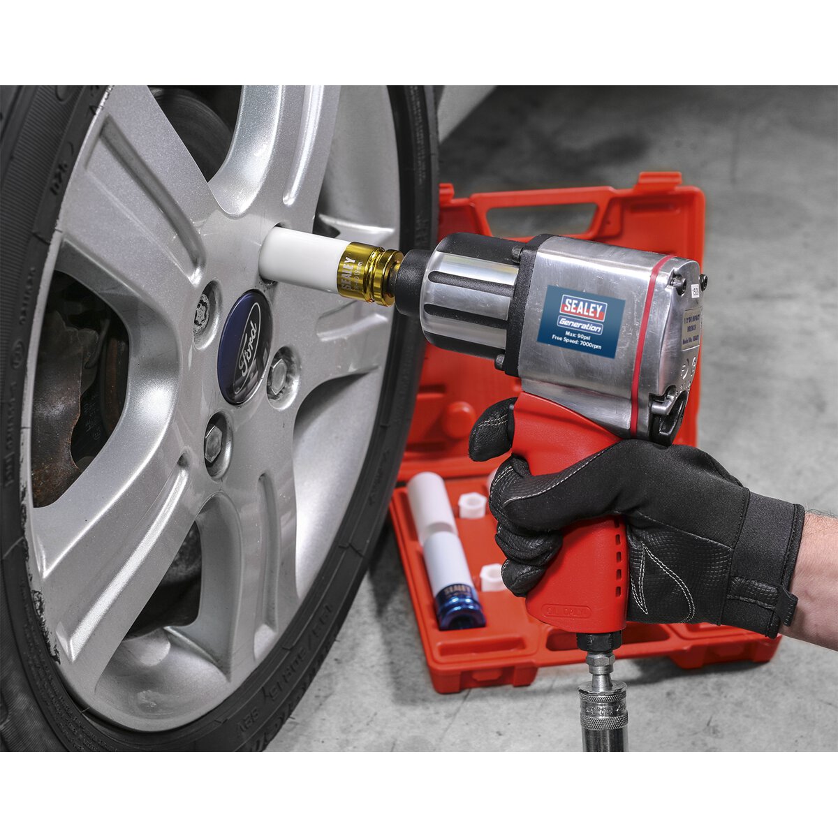 Air Impact Wrench 1/2"Sq Drive Twin Hammer