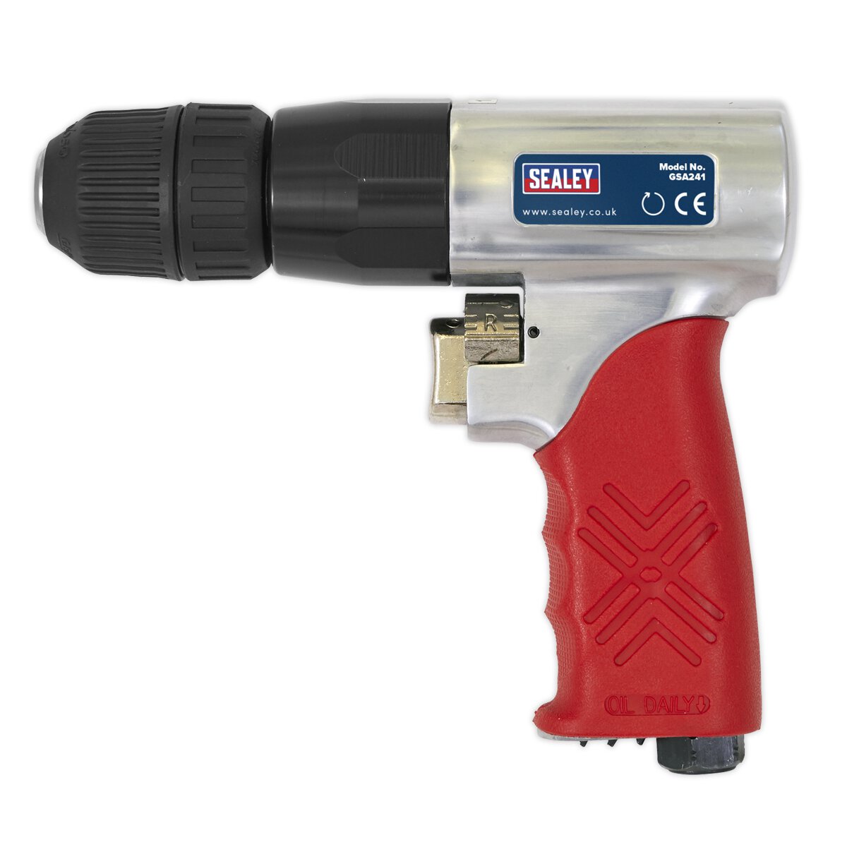 Air Drill Ø10mm Reversible with Keyless Chuck