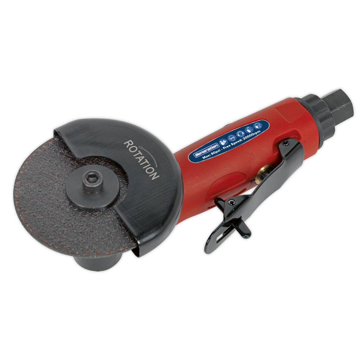 Air Cut-Off Tool Ø75mm Straight