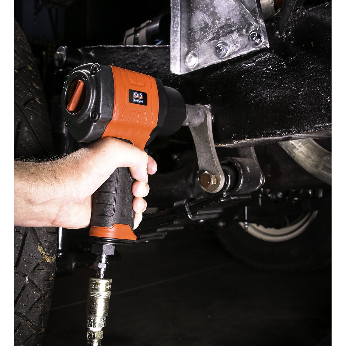 Composite Air Impact Wrench 1/2"Sq Drive Twin Hammer