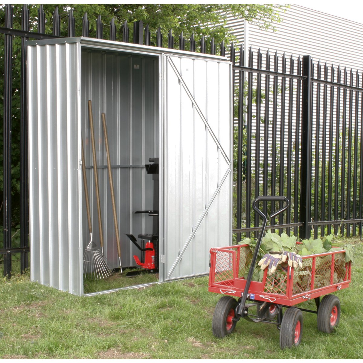 Galvanized Steel Shed 1.5 x 0.8 x 1.9m